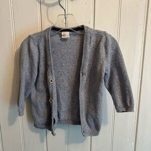 H&M 9/12m light blue knit button up cardigan